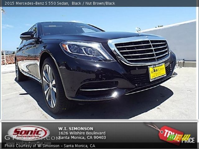 2015 Mercedes-Benz S 550 Sedan in Black