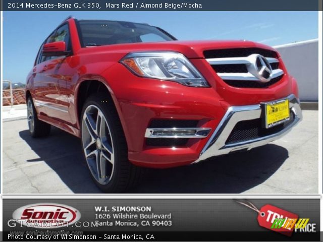 2014 Mercedes-Benz GLK 350 in Mars Red