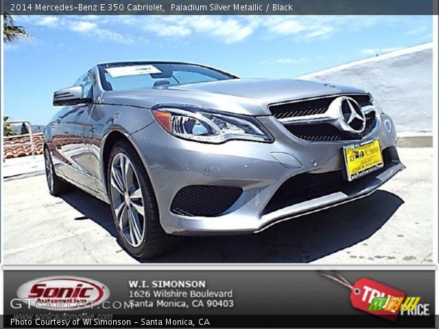 2014 Mercedes-Benz E 350 Cabriolet in Paladium Silver Metallic