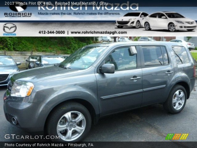 2013 Honda Pilot EX 4WD in Polished Metal Metallic
