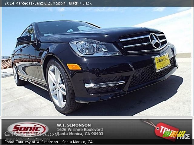 2014 Mercedes-Benz C 250 Sport in Black