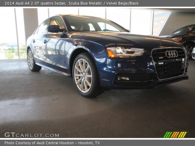 2014 Audi A4 2.0T quattro Sedan in Scuba Blue Metallic