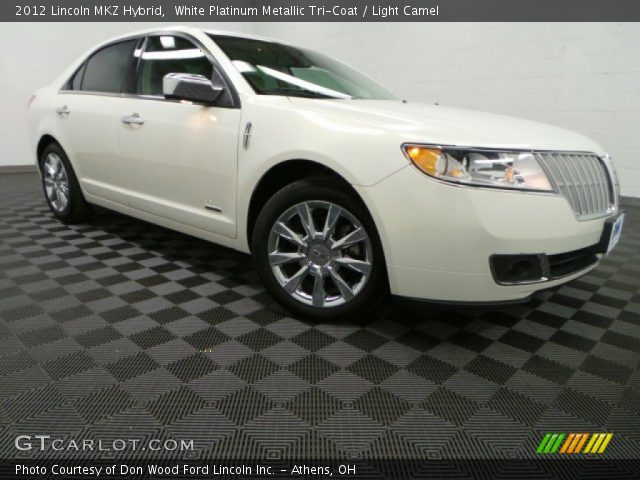 2012 Lincoln MKZ Hybrid in White Platinum Metallic Tri-Coat