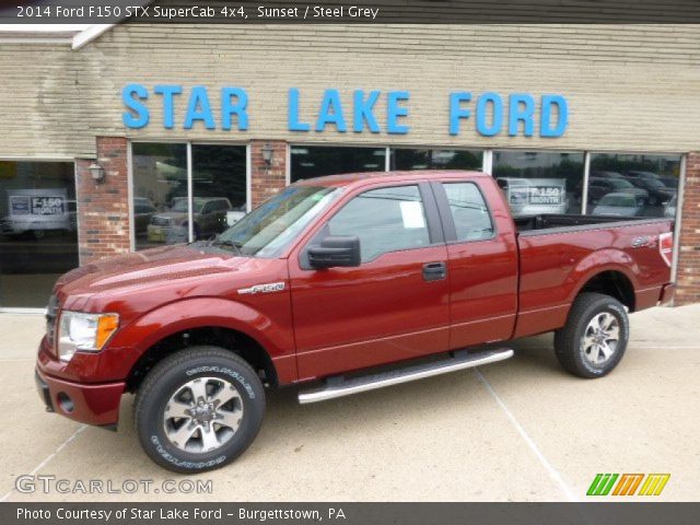 2014 Ford F150 STX SuperCab 4x4 in Sunset