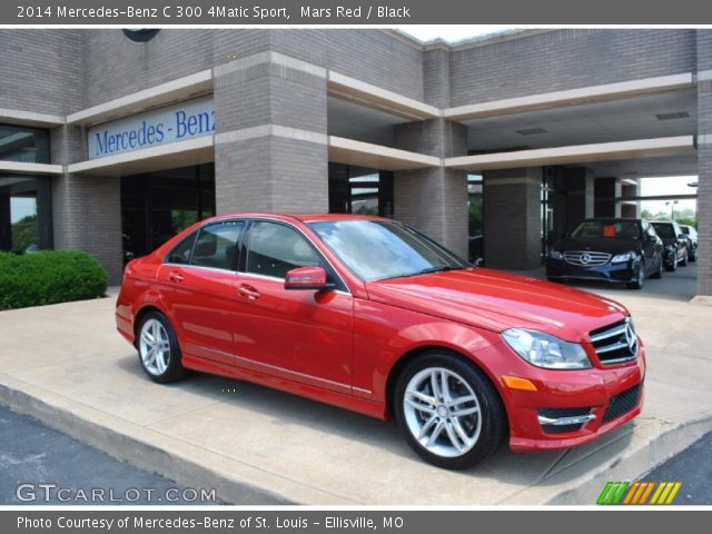 2014 Mercedes-Benz C 300 4Matic Sport in Mars Red