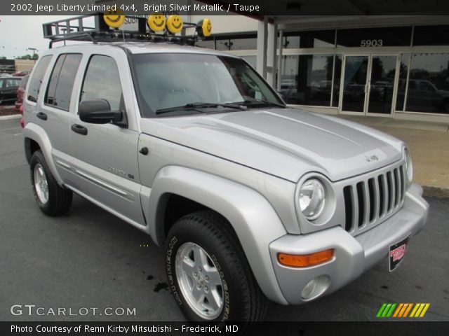 2002 Jeep Liberty Limited 4x4 in Bright Silver Metallic