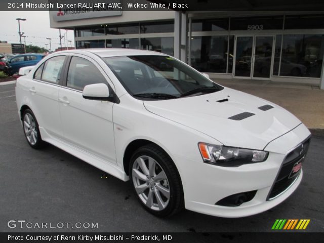 2014 Mitsubishi Lancer RALLIART AWC in Wicked White