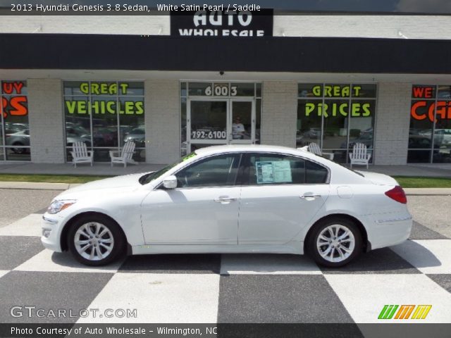 2013 Hyundai Genesis 3.8 Sedan in White Satin Pearl