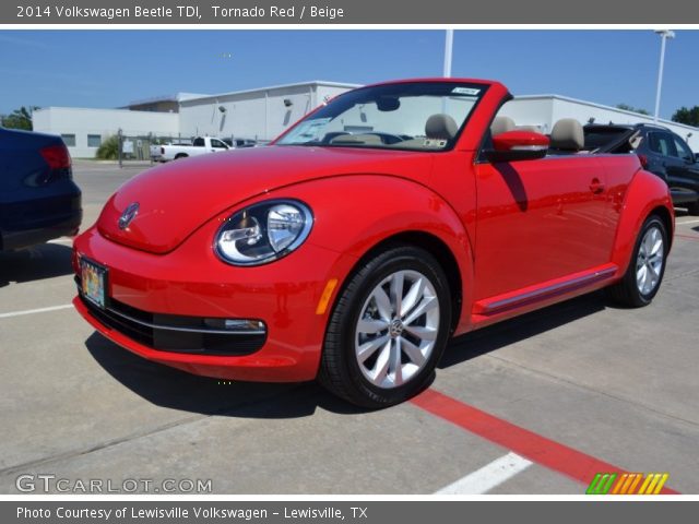 2014 Volkswagen Beetle TDI in Tornado Red