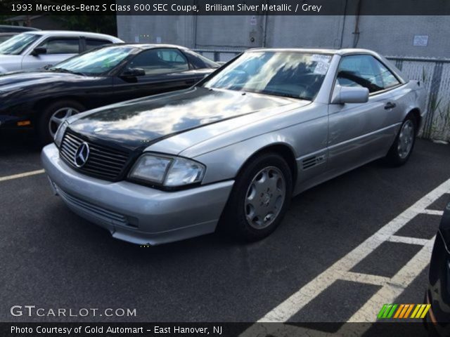 1993 Mercedes-Benz S Class 600 SEC Coupe in Brilliant Silver Metallic