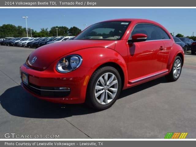 2014 Volkswagen Beetle TDI in Tornado Red