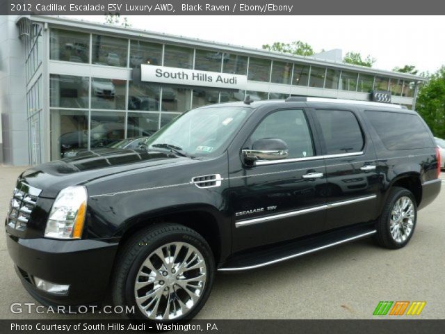2012 Cadillac Escalade ESV Luxury AWD in Black Raven
