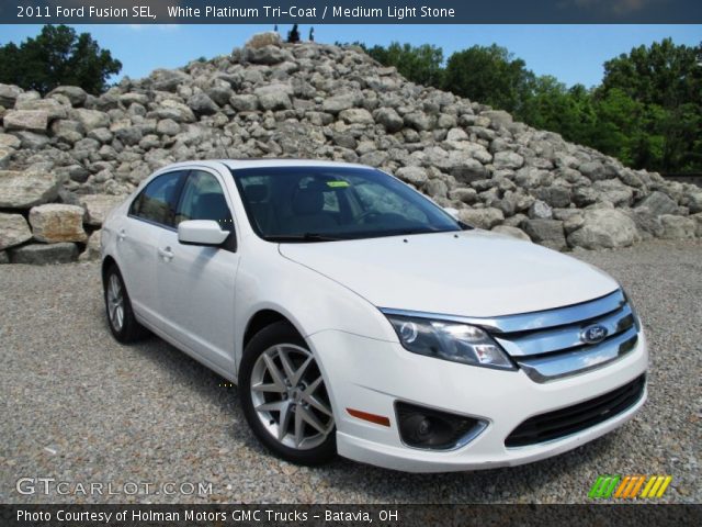 2011 Ford Fusion SEL in White Platinum Tri-Coat