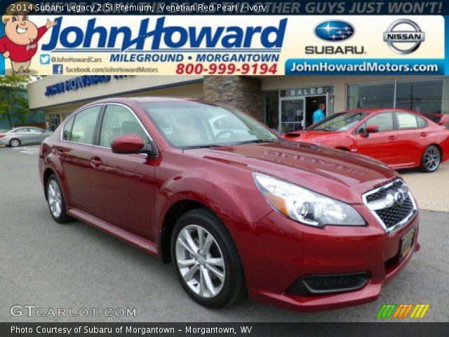 2014 Subaru Legacy 2.5i Premium in Venetian Red Pearl