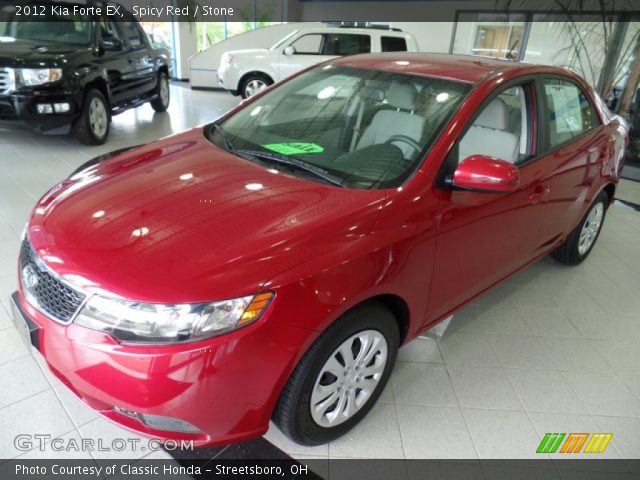 2012 Kia Forte EX in Spicy Red