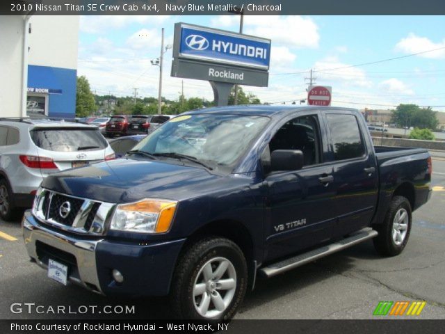 2010 Nissan Titan SE Crew Cab 4x4 in Navy Blue Metallic