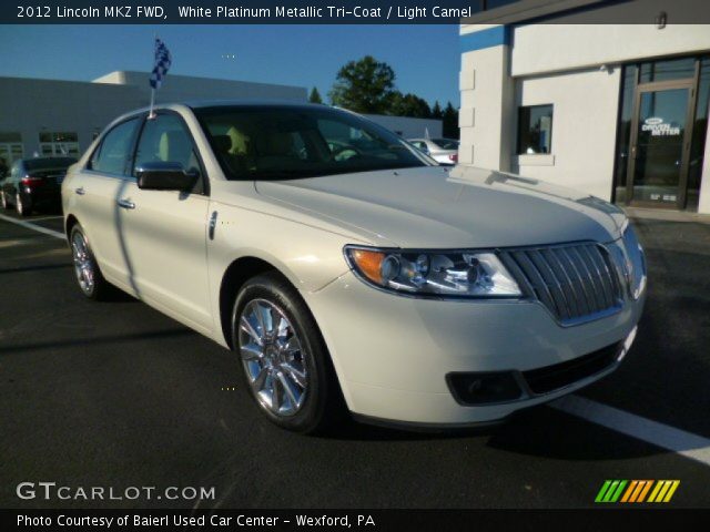 2012 Lincoln MKZ FWD in White Platinum Metallic Tri-Coat