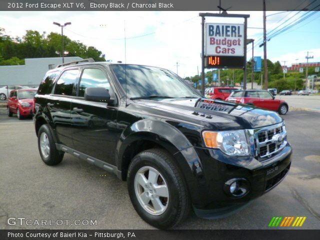 2012 Ford Escape XLT V6 in Ebony Black
