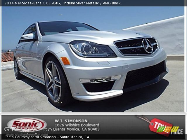 2014 Mercedes-Benz C 63 AMG in Iridium Silver Metallic
