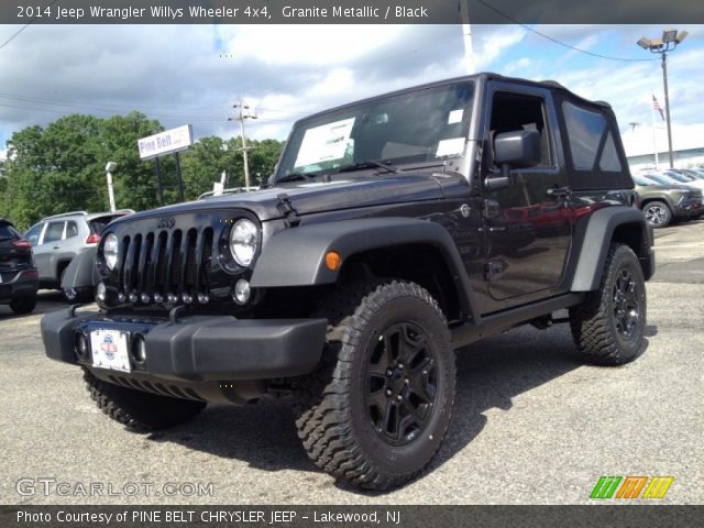 2014 Jeep Wrangler Willys Wheeler 4x4 in Granite Metallic