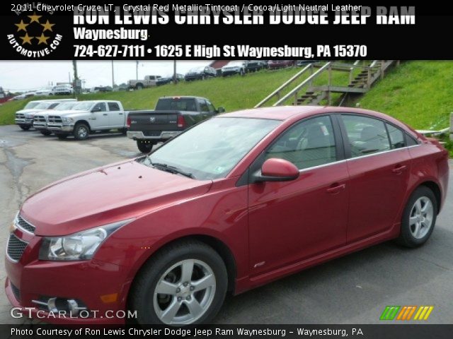 2011 Chevrolet Cruze LT in Crystal Red Metallic Tintcoat