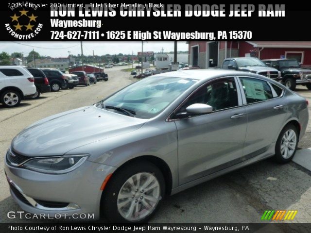 2015 Chrysler 200 Limited in Billet Silver Metallic
