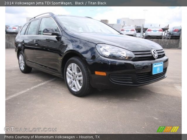 2014 Volkswagen Jetta TDI SportWagen in Black