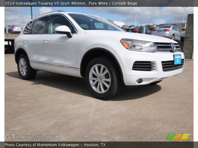 2014 Volkswagen Touareg V6 Sport 4Motion in Pure White