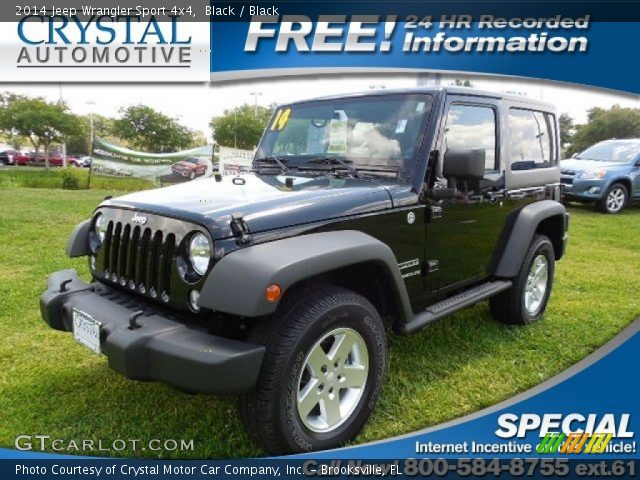 2014 Jeep Wrangler Sport 4x4 in Black