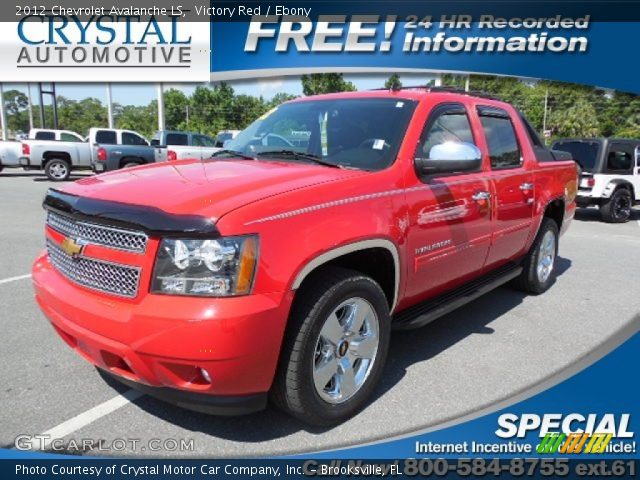 2012 Chevrolet Avalanche LS in Victory Red
