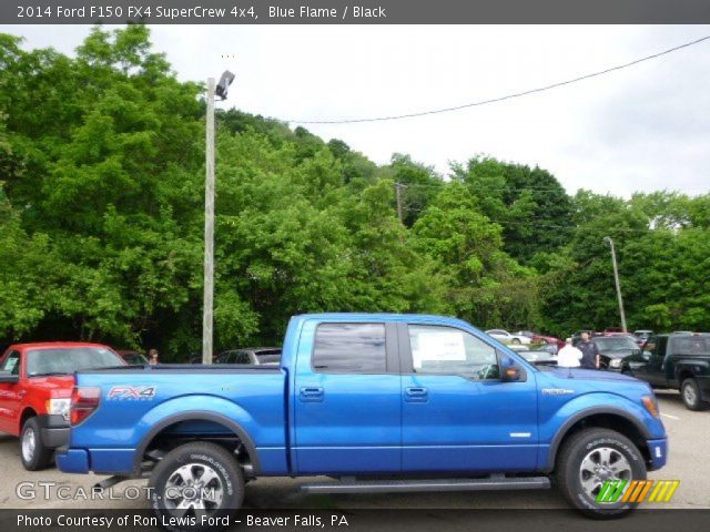 2014 Ford F150 FX4 SuperCrew 4x4 in Blue Flame