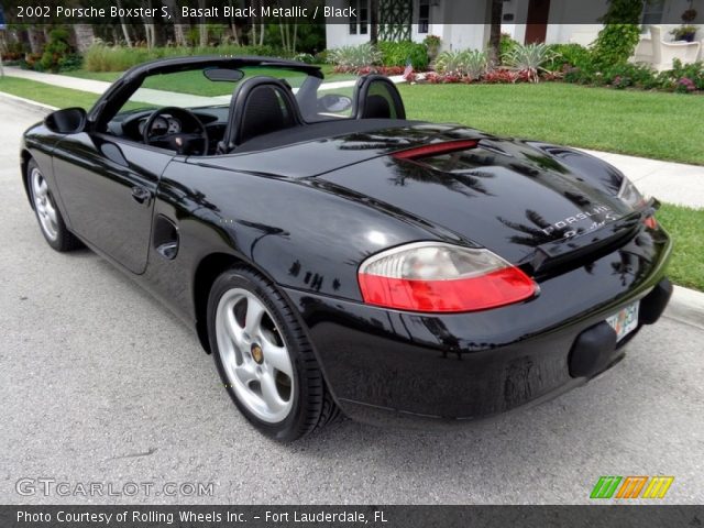 2002 Porsche Boxster S in Basalt Black Metallic