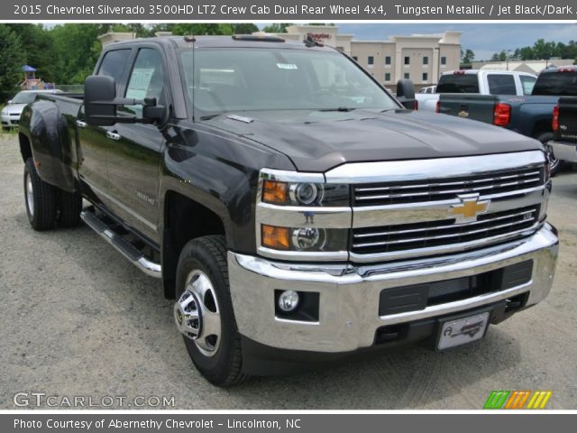 2015 Chevrolet Silverado 3500HD LTZ Crew Cab Dual Rear Wheel 4x4 in Tungsten Metallic