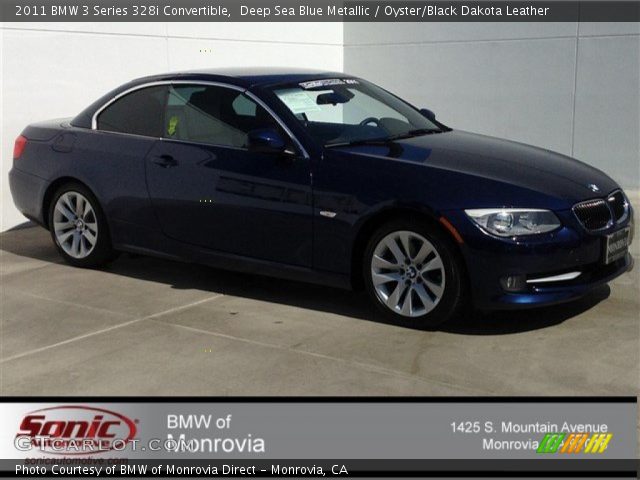 2011 BMW 3 Series 328i Convertible in Deep Sea Blue Metallic