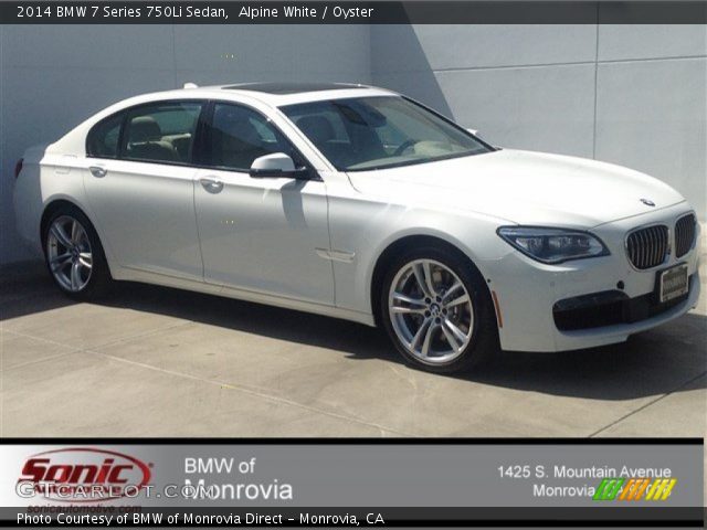 2014 BMW 7 Series 750Li Sedan in Alpine White
