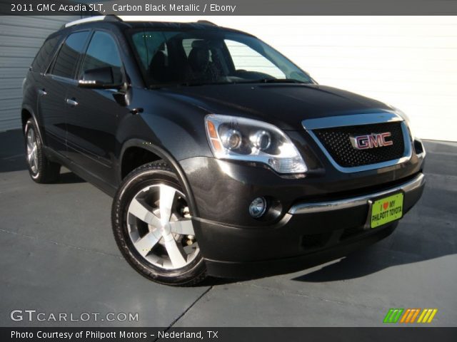 2011 GMC Acadia SLT in Carbon Black Metallic