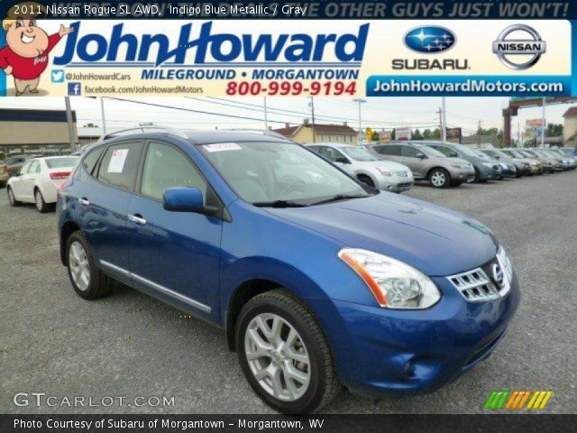 2011 Nissan Rogue SL AWD in Indigo Blue Metallic