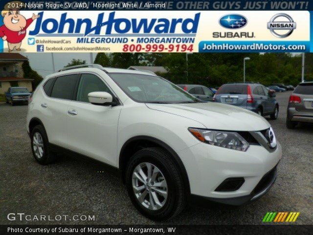 2014 Nissan Rogue SV AWD in Moonlight White