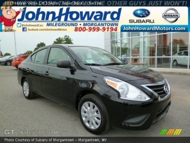 2015 Nissan Versa 1.6 S Sedan in Super Black