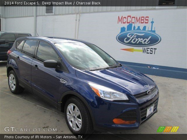 2014 Ford Escape S in Deep Impact Blue