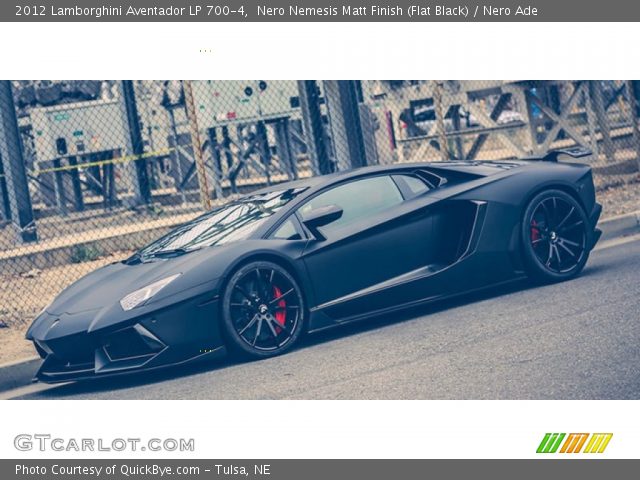 2012 Lamborghini Aventador LP 700-4 in Nero Nemesis Matt Finish (Flat Black)