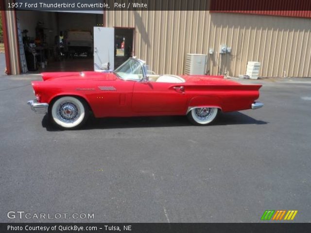 1957 Ford Thunderbird Convertible in Red