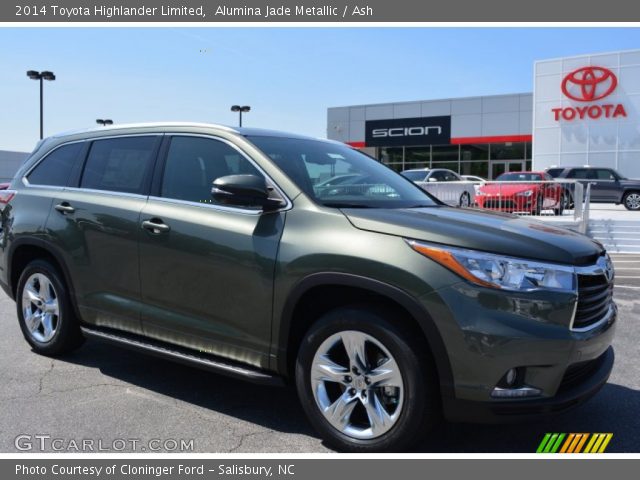 2014 Toyota Highlander Limited in Alumina Jade Metallic