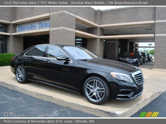 2015 Mercedes-Benz S 550 4Matic Sedan in Obsidian Black Metallic