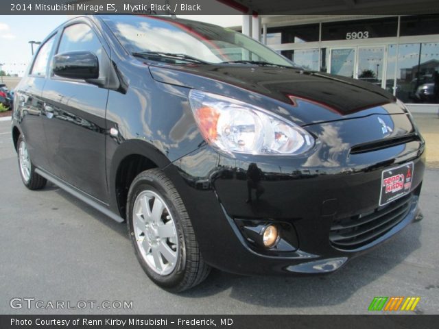 2014 Mitsubishi Mirage ES in Mystic Black