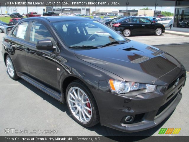 2014 Mitsubishi Lancer Evolution GSR in Phantom Black Pearl