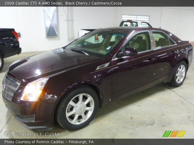 2009 Cadillac CTS 4 AWD Sedan in Black Cherry