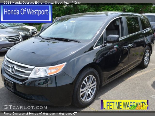 2011 Honda Odyssey EX-L in Crystal Black Pearl