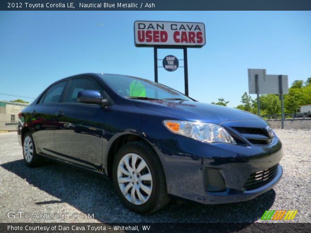 2012 Toyota Corolla LE in Nautical Blue Metallic