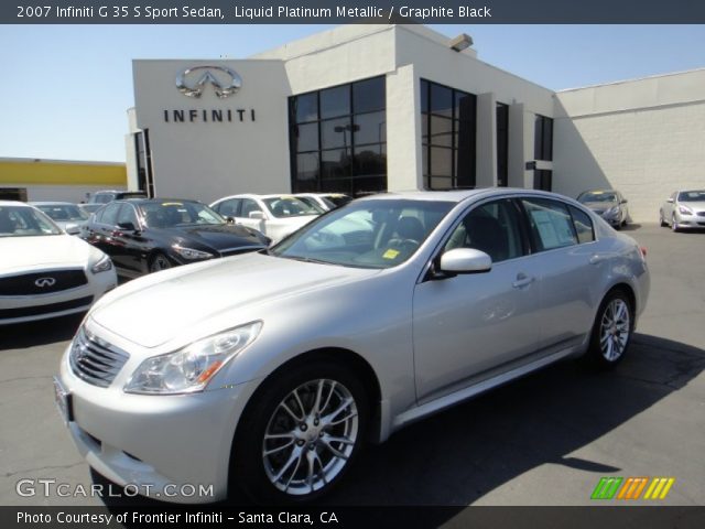 2007 Infiniti G 35 S Sport Sedan in Liquid Platinum Metallic